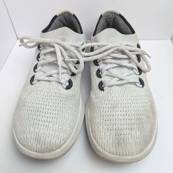 Allbirds Tree Dasher II Light Gray Blizzard Knit Fitness Sneakers Womens 9/9.5 - Picture 4 of 7